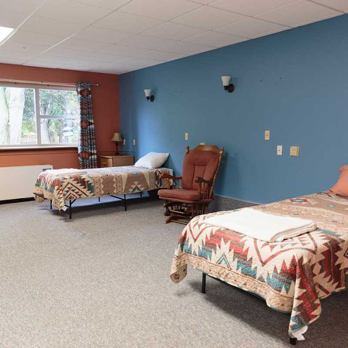 Interior-Shared Bedroom at Fiddler's Green-Independent Living in Corunna, Michigan